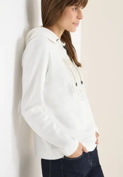Hoodie shirt met folieprint