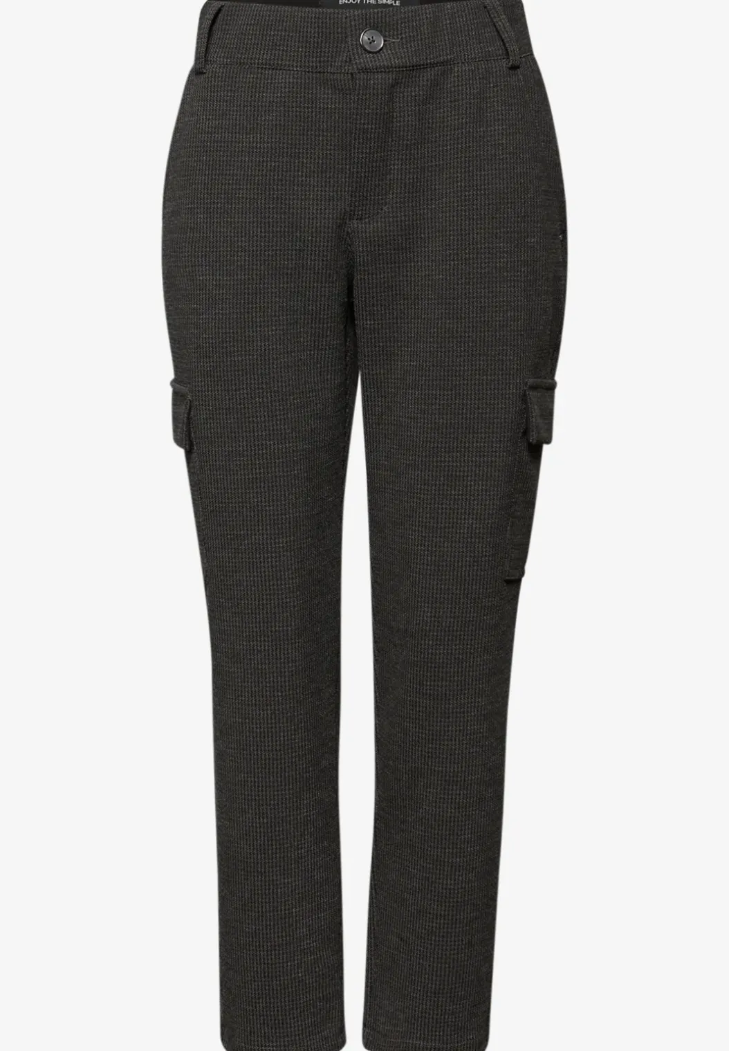 Houndstooth cargo broek