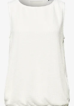 2-in-1 top van mesh met boothals