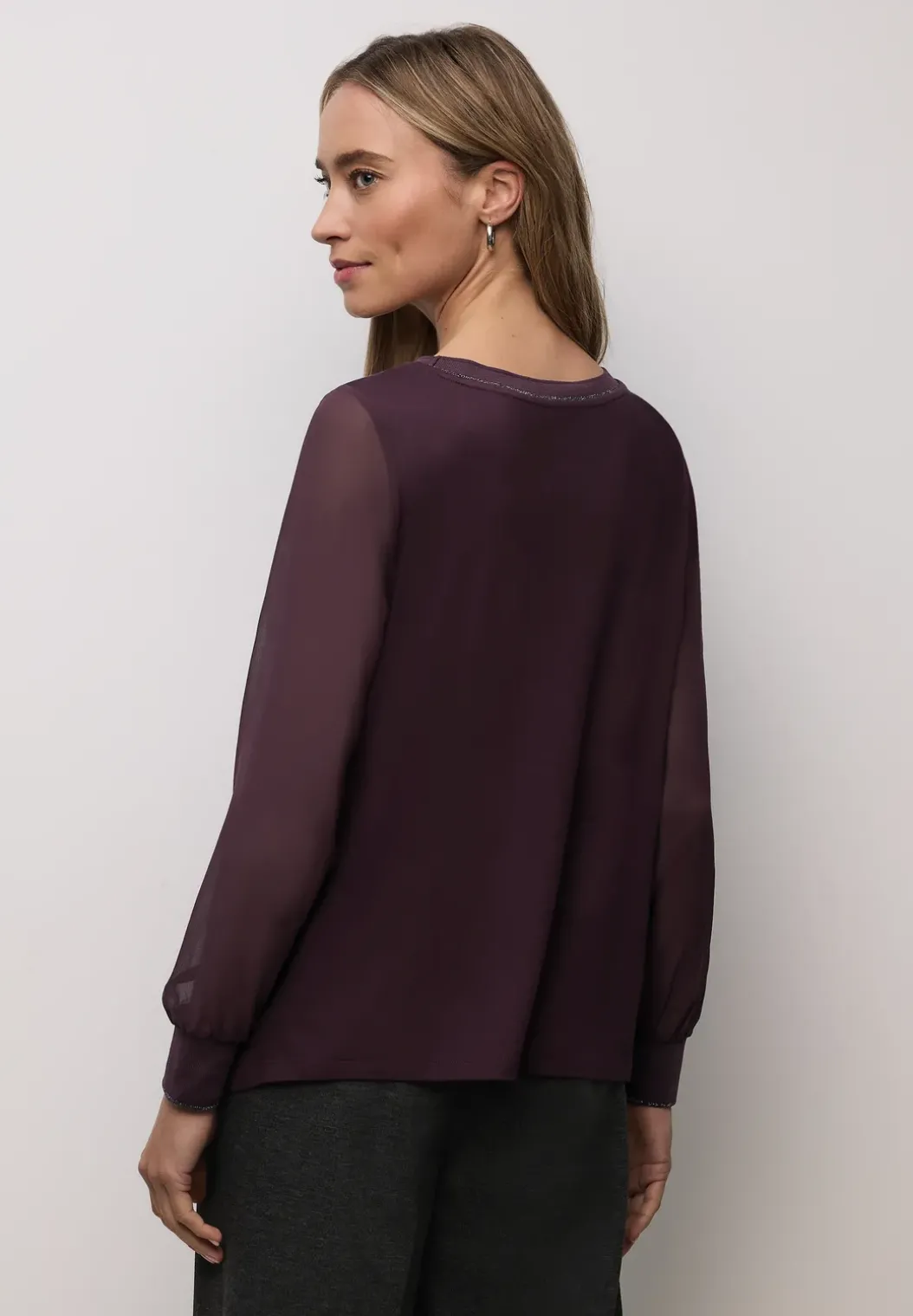 2in1 chiffon shirt