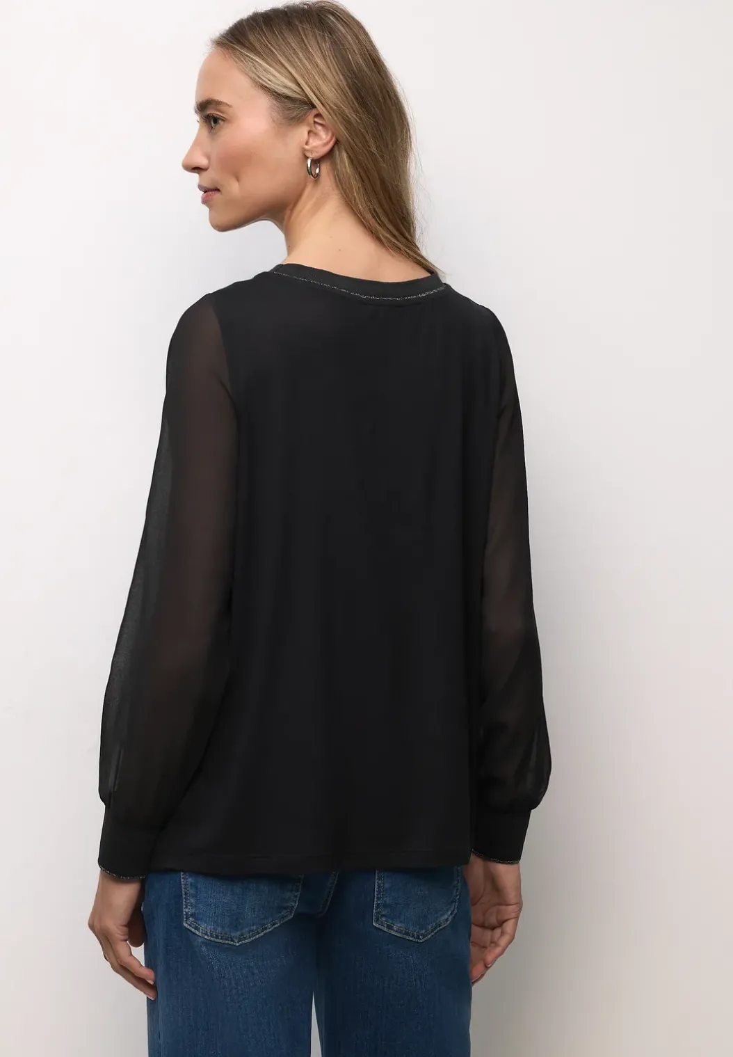 2in1 chiffon shirt