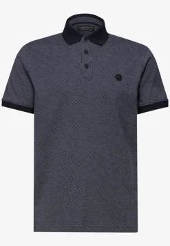 Jacquard polo met korte mouwen