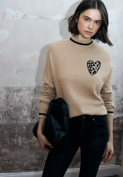 Jacquard trui met hart