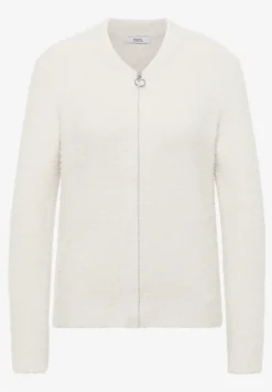 Jacquard vest met rits