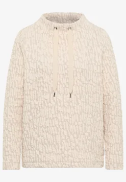 Jacquard Funnel Hals Shirt