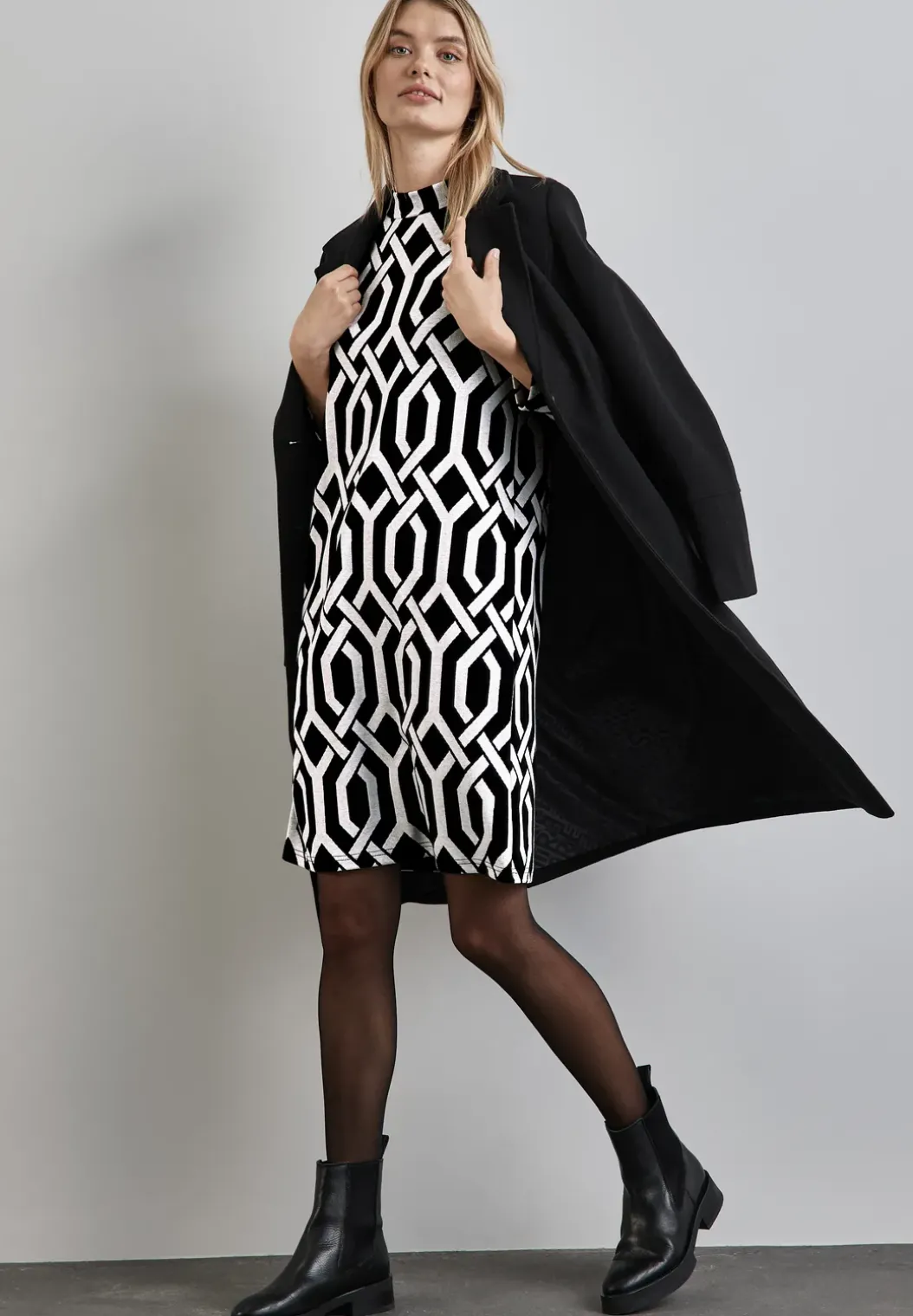 Jaquard jurk