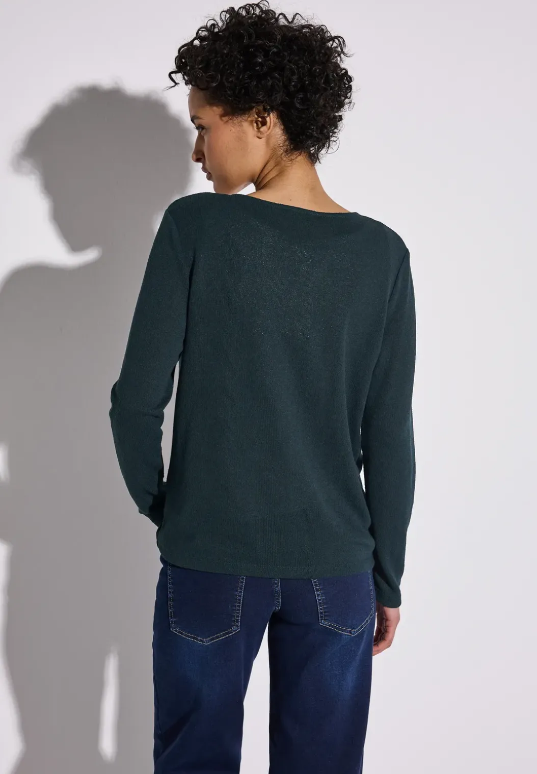 Jas met gebreide look