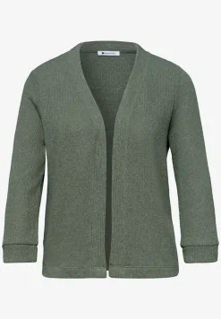 Jas met lange mouwen in gebreide look