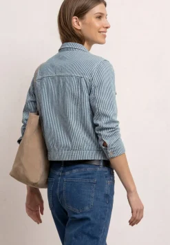 Jeans blouson met ritssluiting