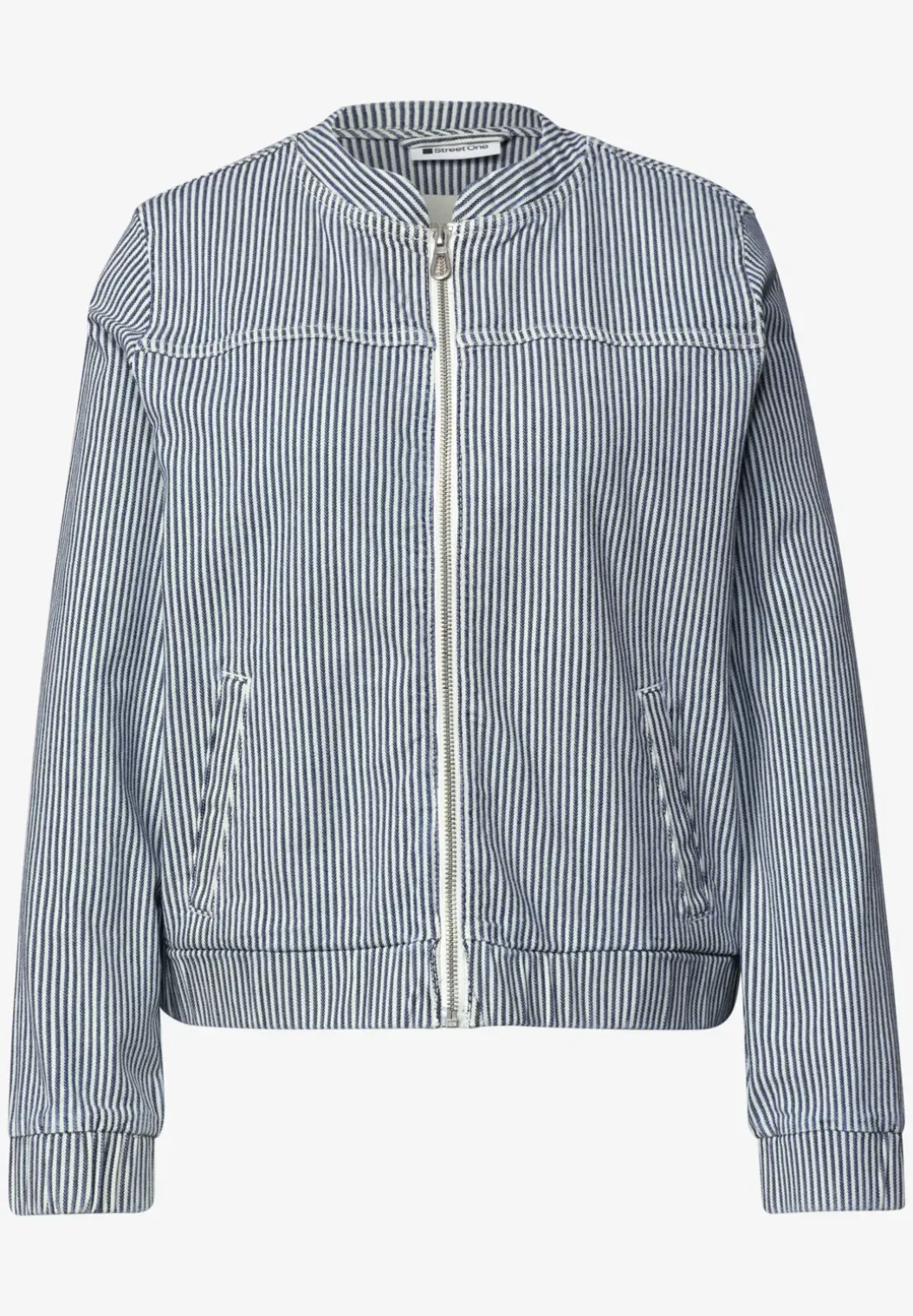 Jeans blouson met ritssluiting