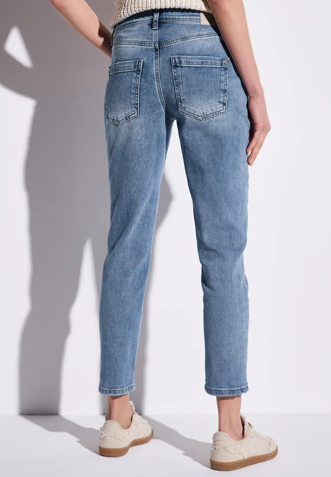 Jeans met destroyed look