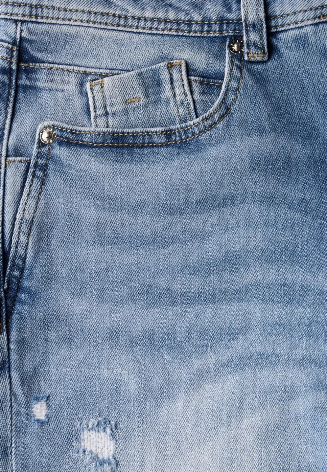 Jeans met destroyed look