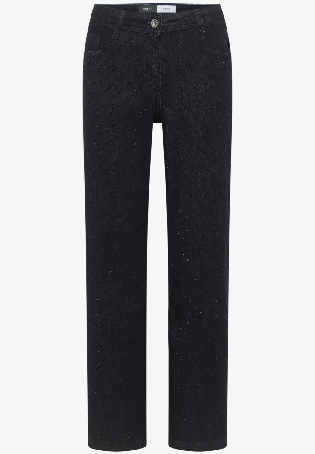 Jeans met edelstenen