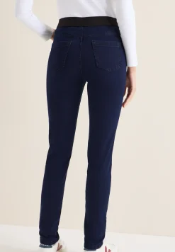 Jeans met elastische tailleband