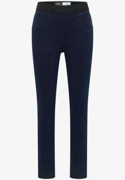 Jeans met elastische tailleband