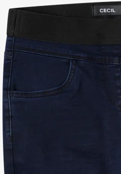 Jeans met elastische tailleband