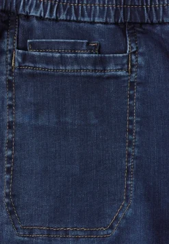 Jeans met elastische tailleband