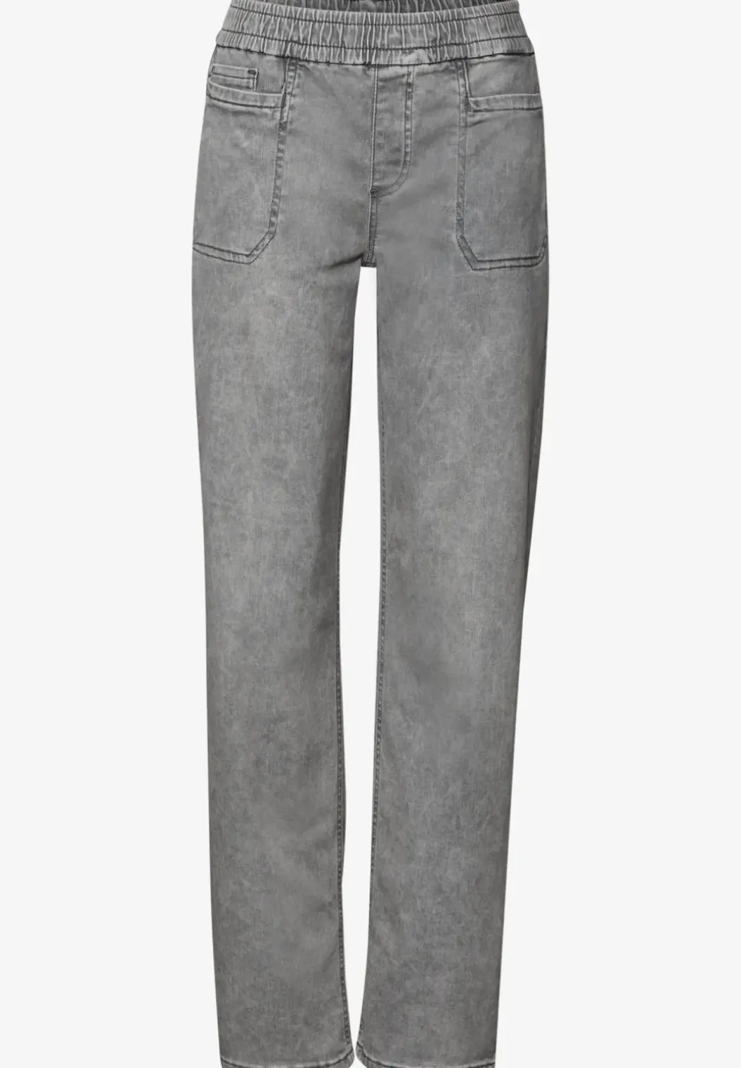 Jeans met elastische tailleband