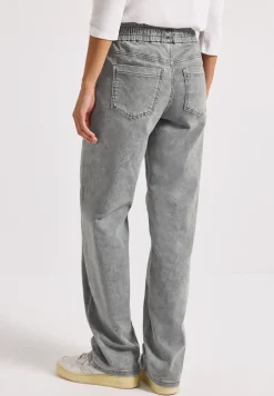 Jeans met elastische tailleband