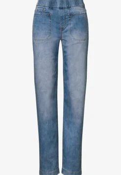 Jeans met elastische tailleband