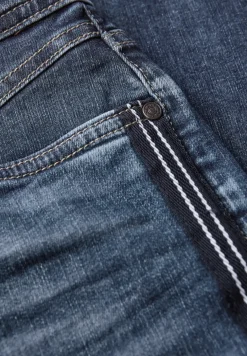 Jeans met gallonstrepen