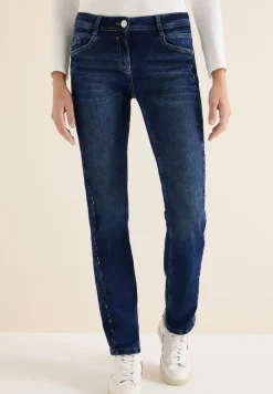Jeans met gallonstrepen