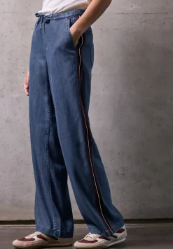 Jeans met gallonstrepen