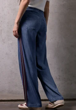 Jeans met gallonstrepen