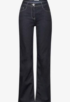 Jeans met gespoelde wassing