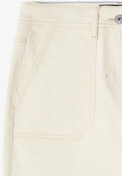 Jeans met opgezette zakken