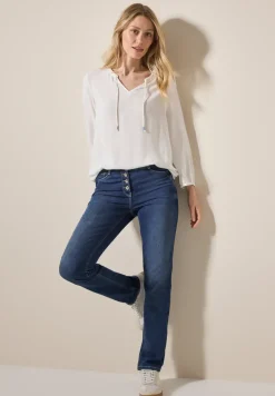Jeans met rechte pijpen