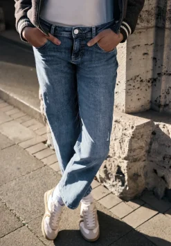 Jeans met verwoeste look