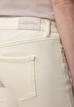 Jeans met zoom met franjes