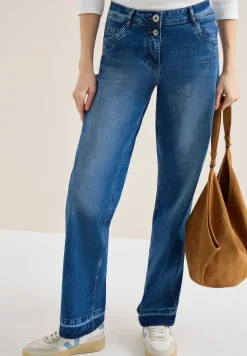 Jeans met zoomdetail
