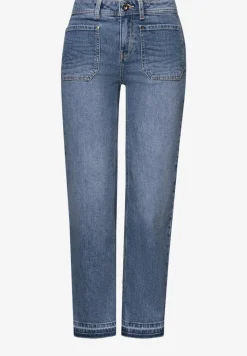 Jeans met zoomdetail