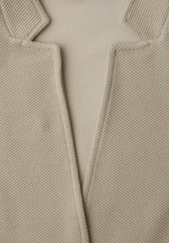 Jersey blazer met structuur