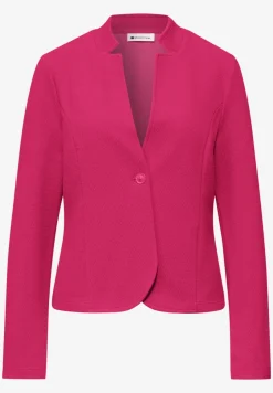 Jersey blazer met structuur
