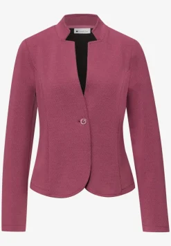Jersey blazer met textuur