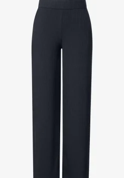 Jersey broek met split