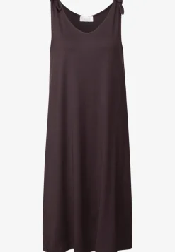 Jersey jurk met knopen