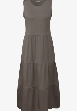 Jersey jurk met volants