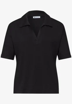 Jersey poloshirt met korte mouwen