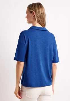 Jersey poloshirt met korte mouwen
