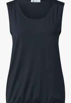 Jersey top met elastische zoom