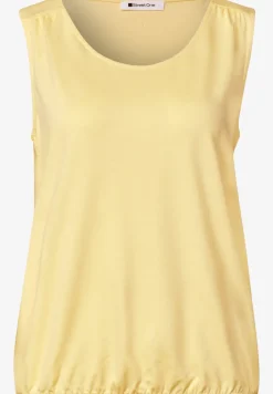 Jersey top met elastische zoom