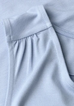 Jersey top met elastische zoom