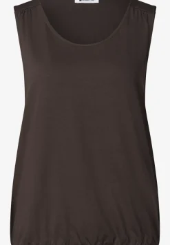 Jersey top met elastische zoom