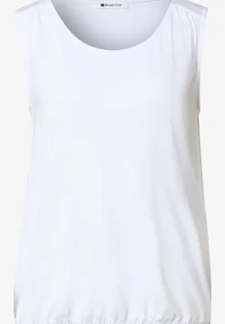 Jersey top met elastische zoom
