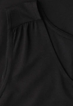 Jersey top met elastische zoom