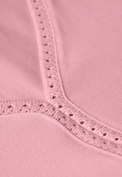 Jersey top met gehaakte details